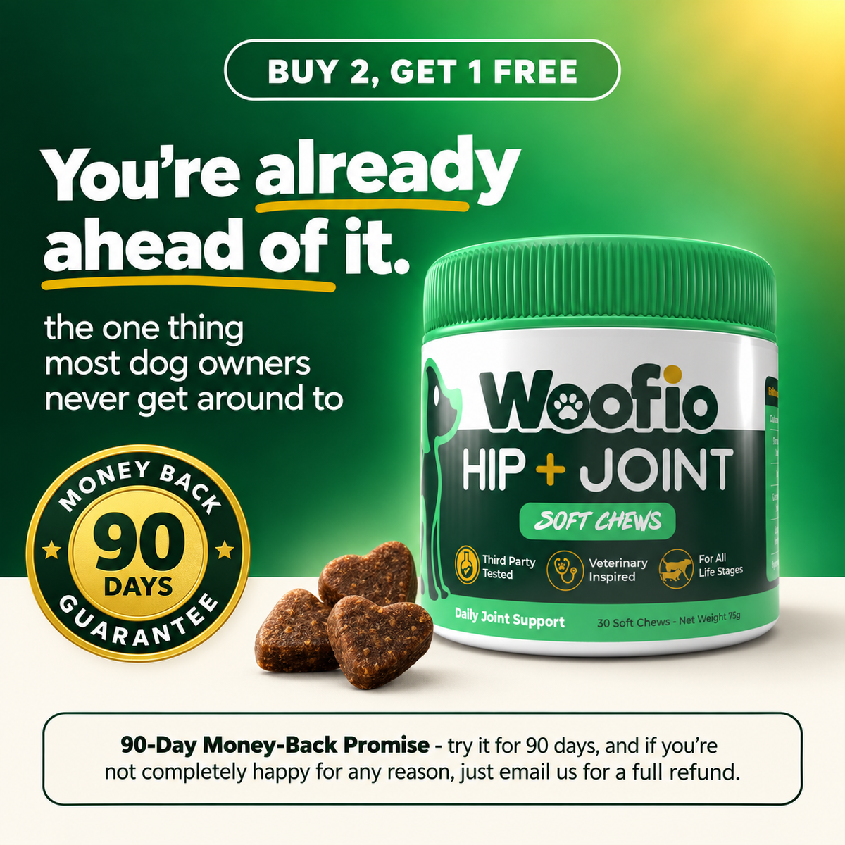 Woofio | Daily Health Soft Chews for Dogs
