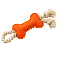 Bone Shaped Rope Dog Toy